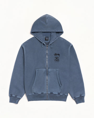 STOCK LINK ZIP HOODIE PIGMENT DYED